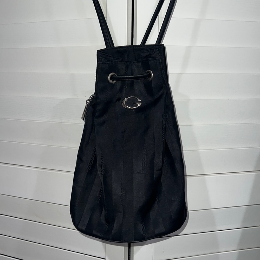 Woman’s black backpack Guess